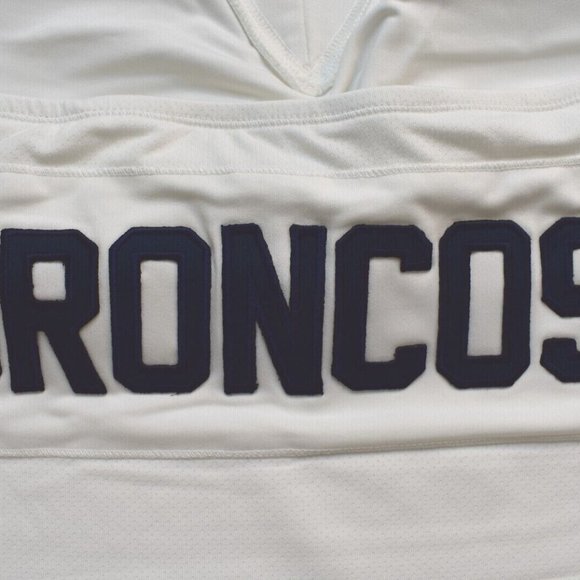All Sport Couture Womens NFL Denver Broncos Blown Coverage Halter Top Shirt New - Picture 7 of 8